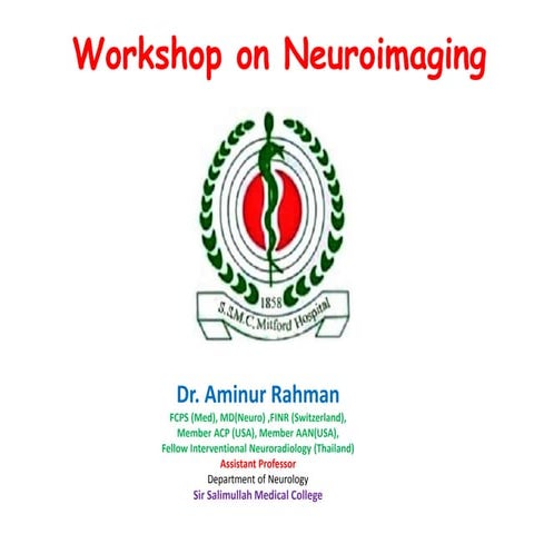 Workshop on Neuroimaging -  APICON 2020