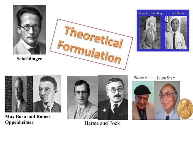 Basics Of Density Functional Theory Pptx Basics Of Density Functional Theory Pptx