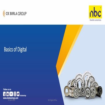 Basics of Digital - how to imbibe it into business