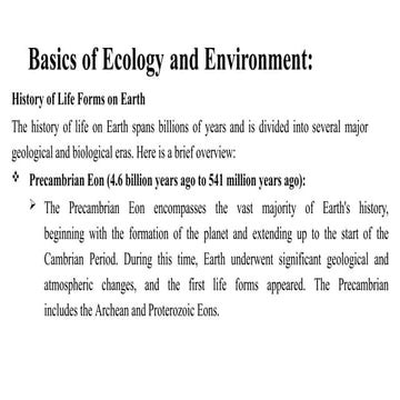 Topic 5: Ecology and Evolution | PPTX