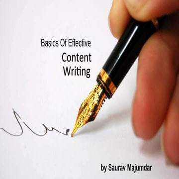Basics of effective content writing
