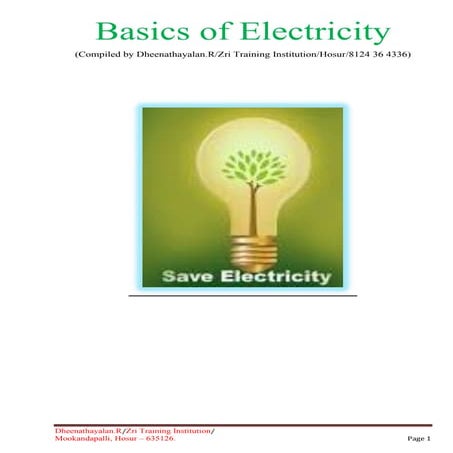 Basics of electricity,AC,DC .