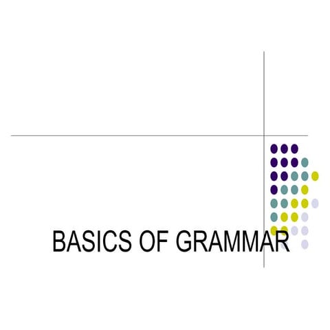 Basics of eng grammar wrap up