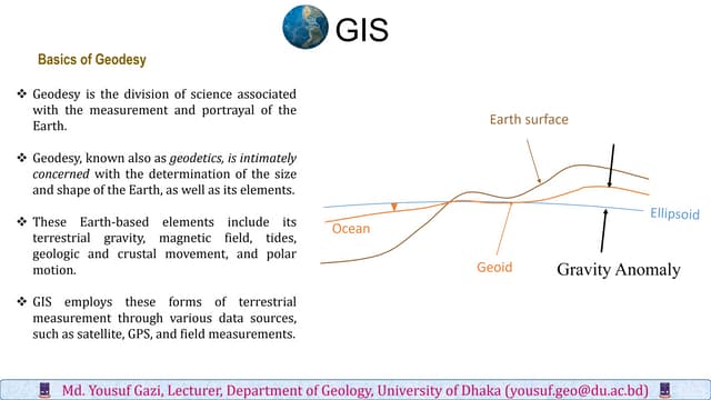 Geodesy - Definition, Types, Uses and Applications | PDF