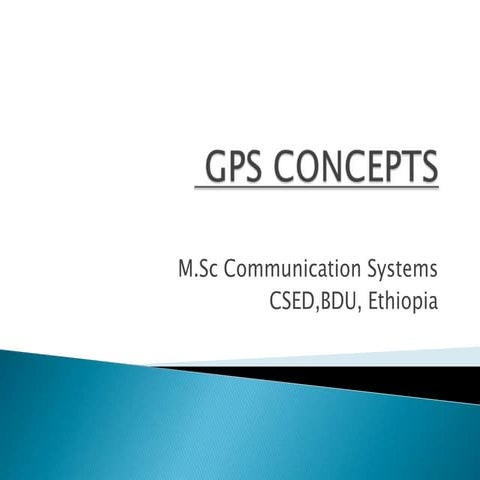 Basics of gps 1