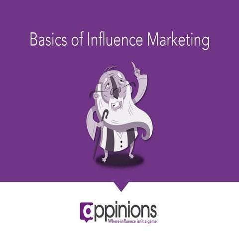 Basics of Influence Marketing 
