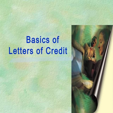 Basics of letters of credit