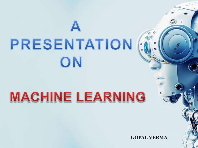 Basics of machine learning
