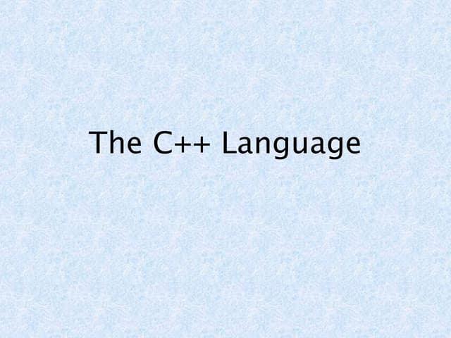 Basics of objective c