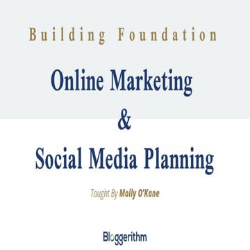 Social Media and Online Marketing Made Simple Series: An introduction to Onli...