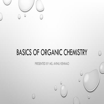 Comprehensive Introduction to the Basics of Organic Chemistry and Its ...