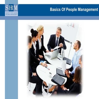 Basics of people management