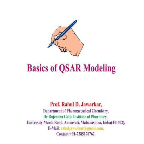Basics of QSAR Modeling by Prof Rahul D. Jawarkar.pptx