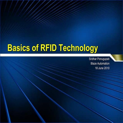 Basics of rfid   blaze automation