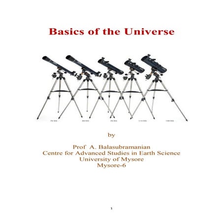 Basics of  the universe