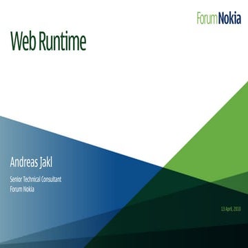 Basics of web runtime