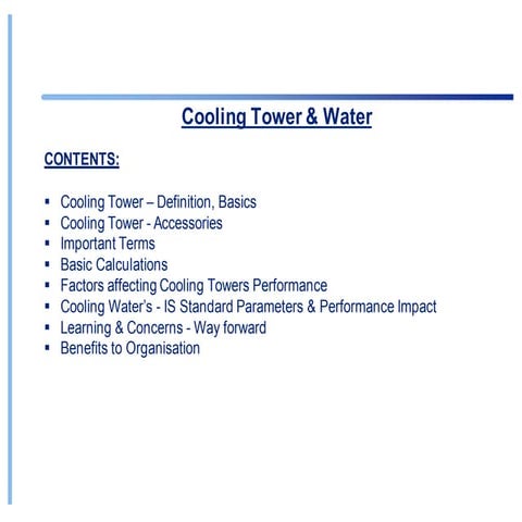 Basics on Cooling Tower & Water.pdf sana parveen