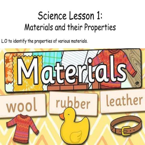 Basic sources of materials notes | PPTX