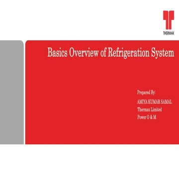 Basics Overview of Vapour Absorption Machine.pptx