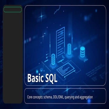 Basic Structured query language study matr | PPTX