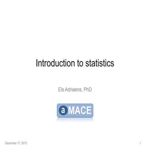 Basics statistics 