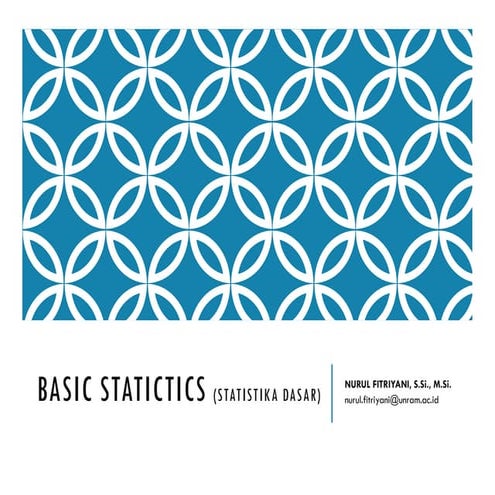Basic Statistics 3 Descriptive Statistics Continued Pdf