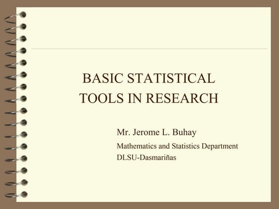 Basic stat tools