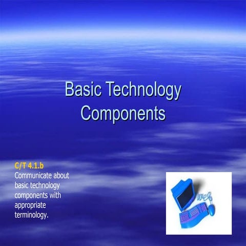 Basic technological elements