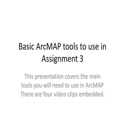 Basic tools to use in assignment3