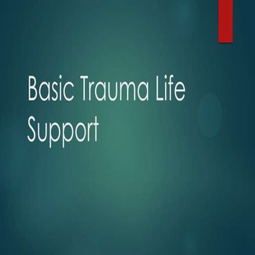 Basic trauma life support