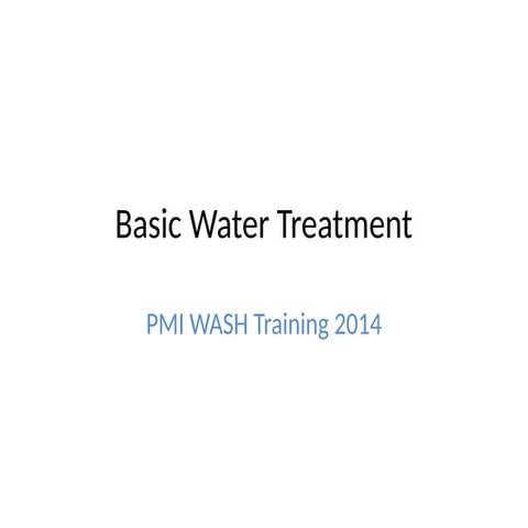 Basic Water Treatment in emergencies 2.ppt