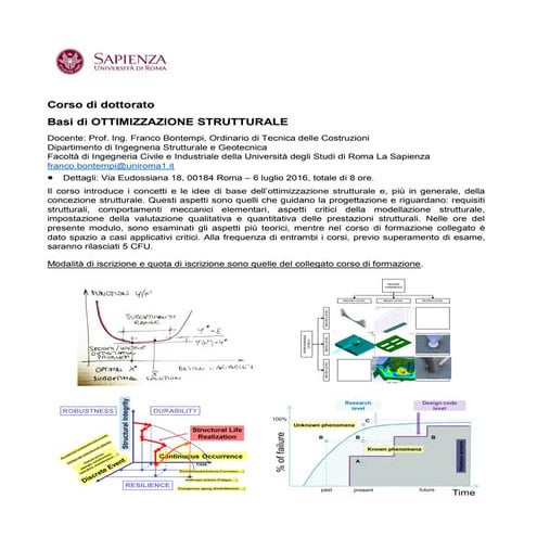 Corso di dottorato & Corso di formazione 