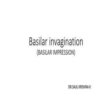 Basilar invagination