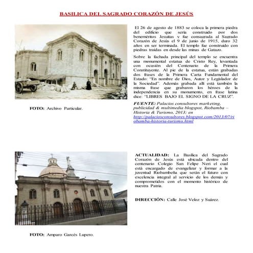 Basilica del sagrado corazón de jesús