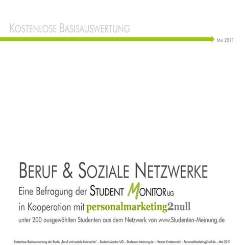 Basisauswertung studie beruf_und_soziale_netzwerke