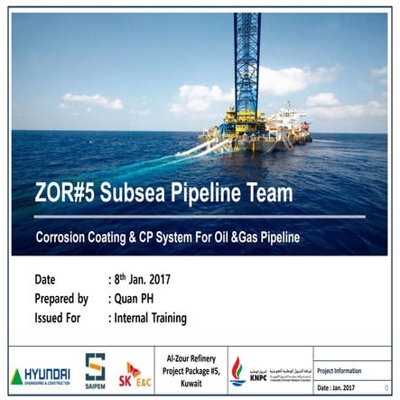 Basis corrosion coating &CP system for pipeline in Oil & Gas Sector