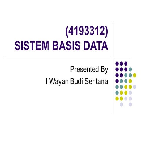 Basis Data
