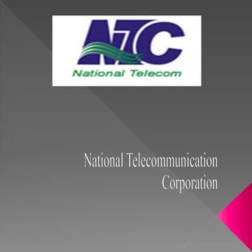 Production and Operation Management in services Department NTC