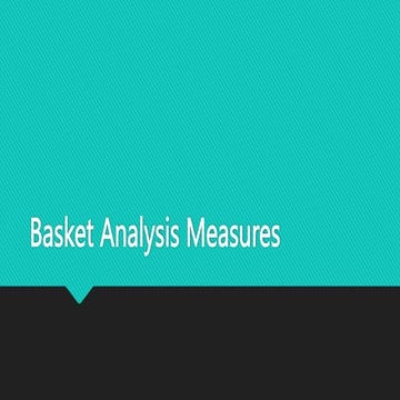Employing market basket analysis effectively | PPTX