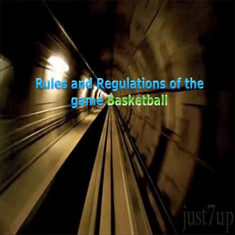 rules and regulation of the game Basketball.