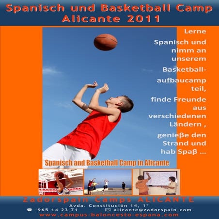 Basketball Camp  Spanien 2011