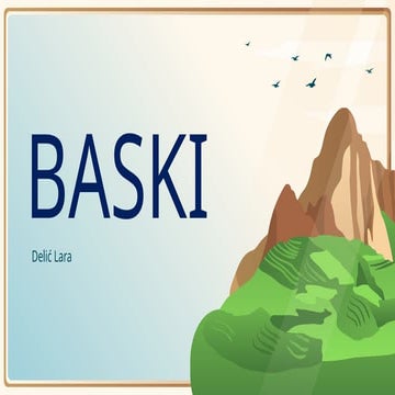 Baski - Prezentacija - Geografija - Drugi razred gimnazije | PPTX