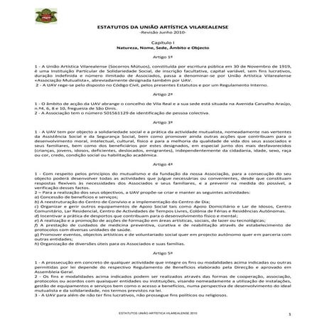 Estatutos 