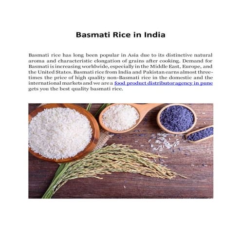 Basmati rice