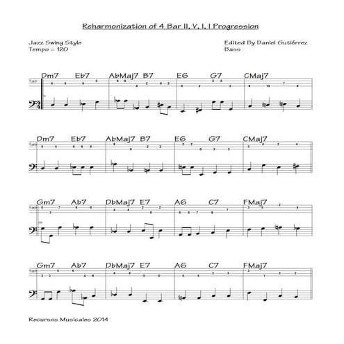  Reharmonization  - Bass