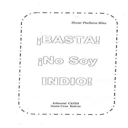 Basta no-soy-indio