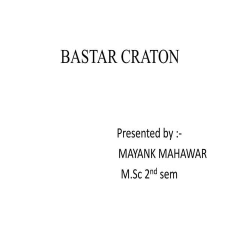 Bastar craton