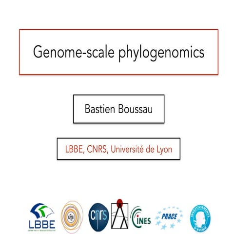 Genome-scale phylogenomics