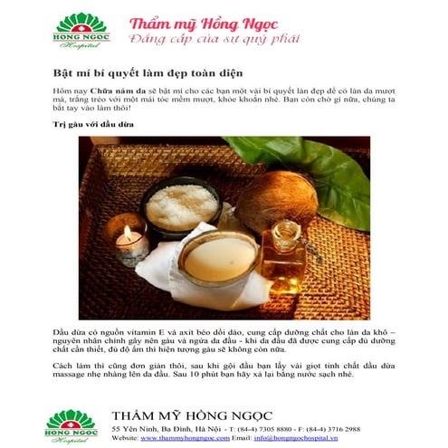 Bat mi bi quyet lam dep toan dien