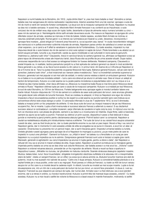 Batalia De La Borodino